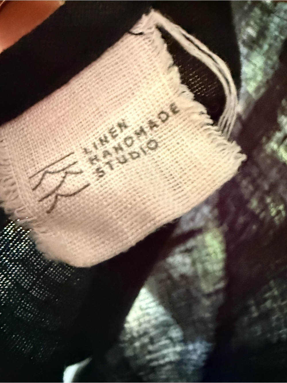 Linen Handmade Studio Etsy Black Linen Tank XL
